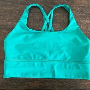 Lululemon Energy Bra Longline Kelly Green size 6